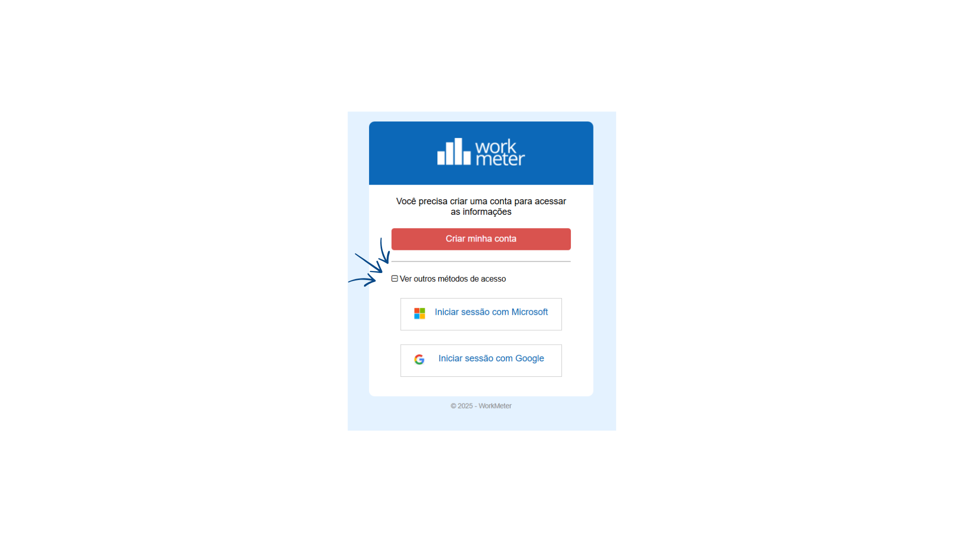 crear mi cuenta otros métodos